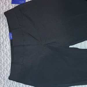 Apt 9 dress pin striped pants size 14x31 new with tags